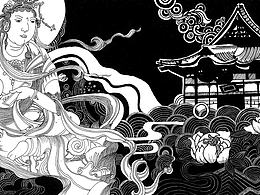 想画的黑白画