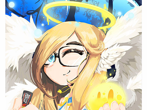 餓哦哦，天使系列涂鴉插畫（個人主頁-ZNTQ3NjU2NDA=） - 藝術(shù)插畫 - 站酷設(shè)計師ROCE103原創(chuàng)素材 - 站酷ZCOOL