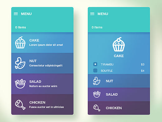 临摹-界面配色练习