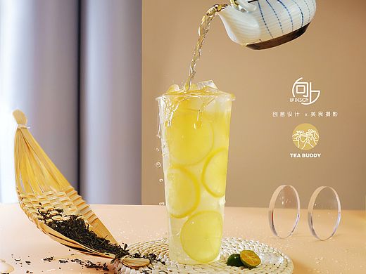 茶饮摄影.金桔爱玉
