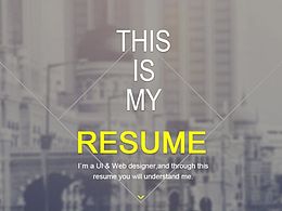 求職簡歷（北京）UI設(shè)計(jì)，GUI