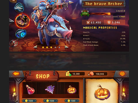 Q版欧美风UI-个人练习（个人主页-ZMTkxNjM1Mjg=） - 游戏UI - 站酷设计师二月猫原创素材 - 站酷ZCOOL