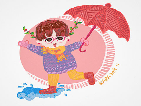 小女孩系列（个人主页-ZMzMwODYyNDQ=） - 创作习作 - 站酷设计师小小KaRa原创素材 - 站酷ZCOOL