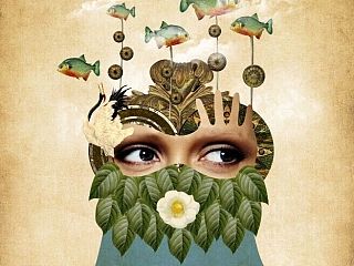 /抽象拼贴肖像/