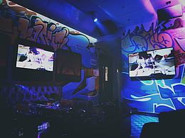 珠海涂鸦 【雾点原创涂鸦】珠海K立方量贩式KTV