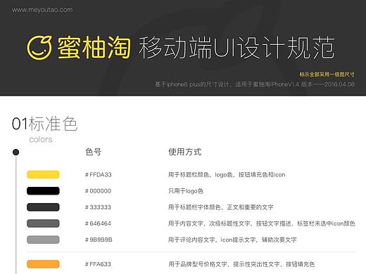 海淘app移动端UI设计规范