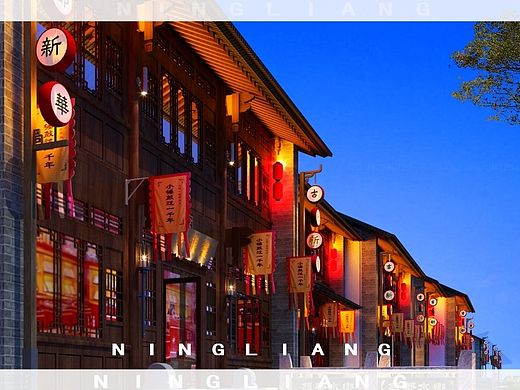 青瓦白墙大理白族商业街-AAAA景区古建景观设计