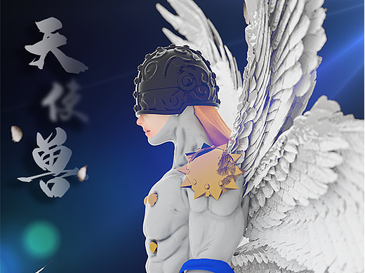 天使兽/数码宝贝/建模/练习