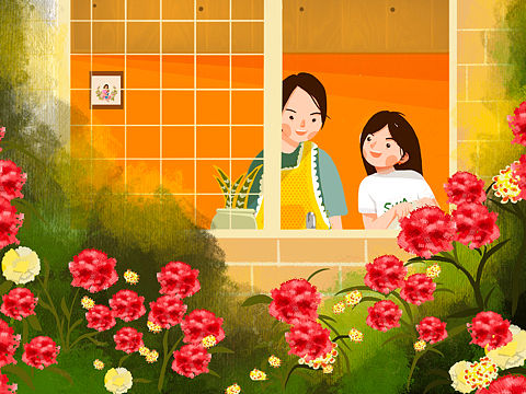 母亲节快乐（个人主页-ZNTI1NjcxODQ=） - 创作习作 - 站酷设计师pp的小口袋原创素材 - 站酷ZCOOL