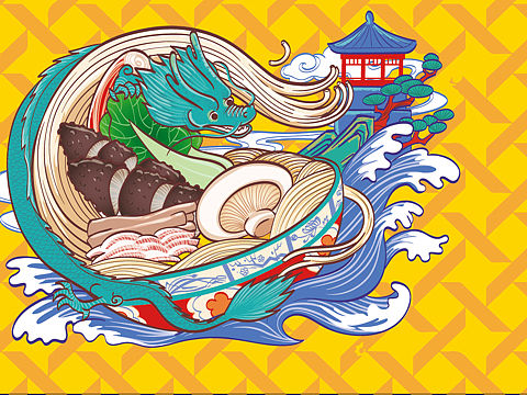 面条包装插图