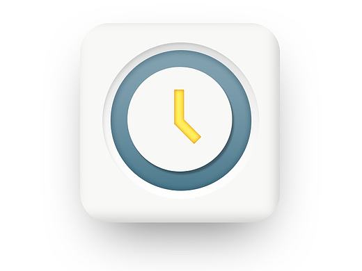 ui   宜家风格   闹钟图标写实   不含步骤