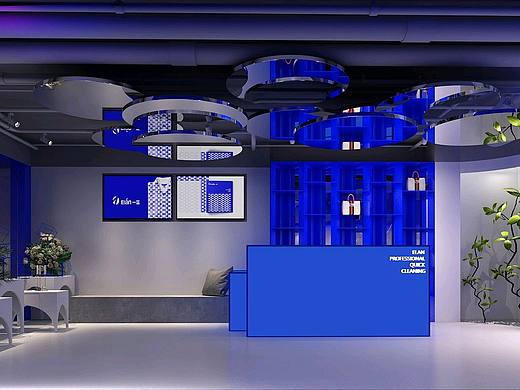 项目名称:一蓝洗衣（个人主页-ZNDAyNjc2NjQ=） - 家装设计 - 站酷设计师设计师王鑫堃原创素材 - 站酷ZCOOL