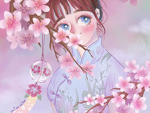 我的樱花🌸来的