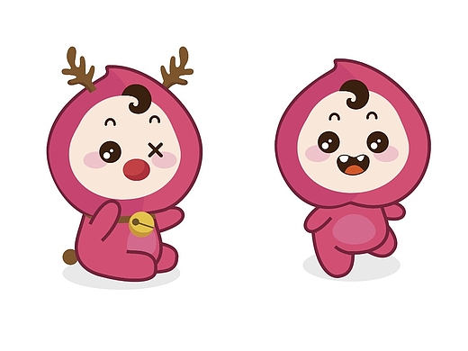 小桃子形象一组