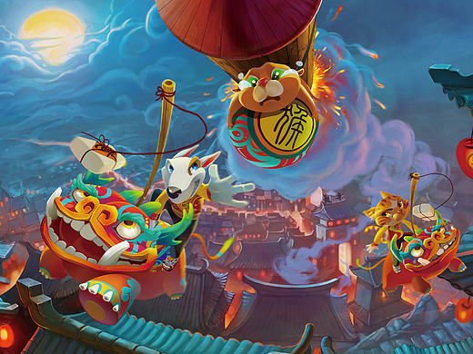 以前画的活动插画