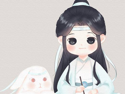 插画-【魔道祖师】魏无羡蓝忘机