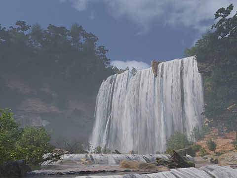 家长的黄果树瀑布