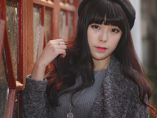 凄冷的冬，暖暖的妹子