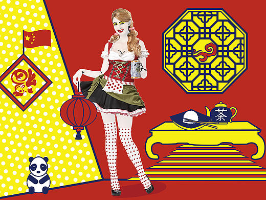 POP ART跨文化作业（中德文化交流）