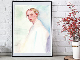 小隨筆 大紅臉少女