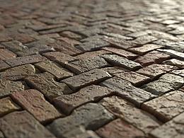 程序纹理练习——人字砖