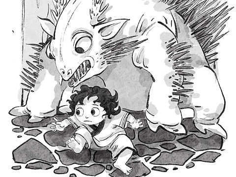 小怪物（個(gè)人主頁-ZNDI1MTc5ODA=） - 創(chuàng)作習(xí)作 - 站酷設(shè)計(jì)師阿谷Yanni原創(chuàng)素材 - 站酷ZCOOL