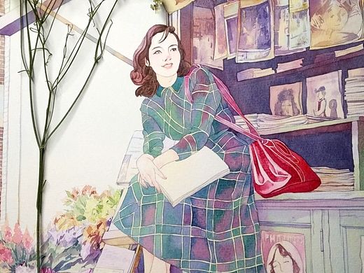 街角（个人主页-ZMTIzNjg0NDQ=） - 艺术插画 - 站酷设计师双兔纸原创素材 - 站酷ZCOOL