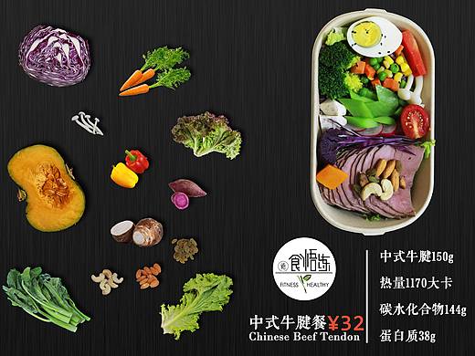 健身餐营养餐单品宣传图