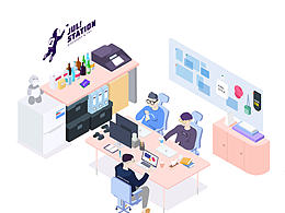 JULI STATION工作室「超寫真」插畫