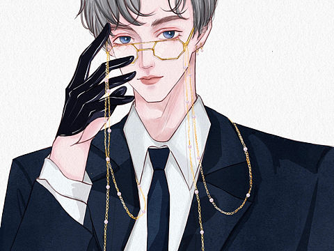 西装帅哥（个人主页-ZNjEwMzk5MDg=） - 创作习作 - 站酷设计师糖葫芦栗子原创素材 - 站酷ZCOOL