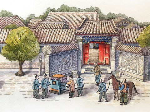 老北京的四合院