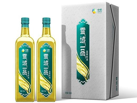 亚麻籽油包装设计/食用油包装设计/农产品包装设计公司/粮油包装设计