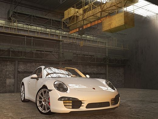 Porsche 911工厂内渲染（个人主页-ZMTI0ODQxNzY=） - 机械/交通 - 站酷设计师YG_6原创素材 - 站酷ZCOOL