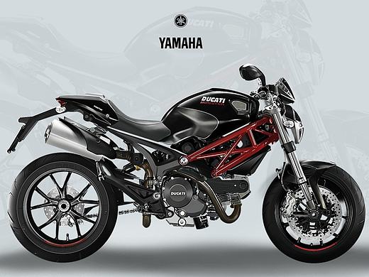 原创作品：UI写实摩托车