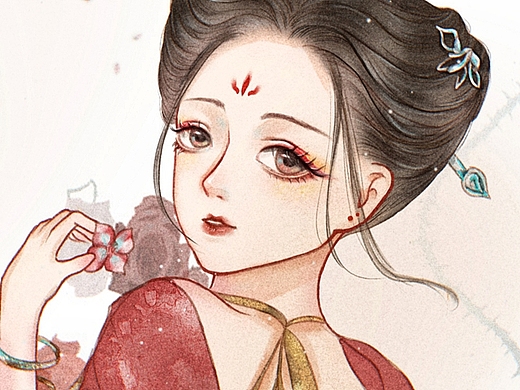 传闻中的陈芊芊头像插画