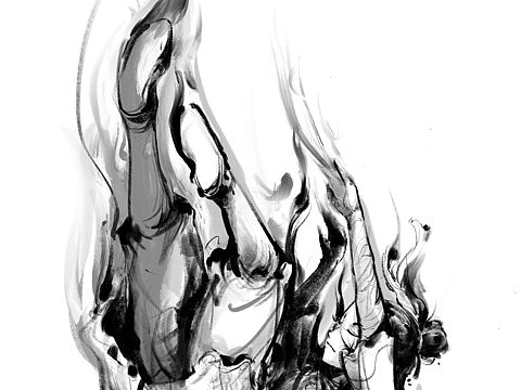 古风黑白练习（个人主页-ZMzE5Mjc4NDg=） - 创作习作 - 站酷设计师奇博原创素材 - 站酷ZCOOL