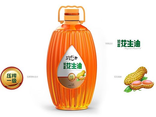 花生油包装设计