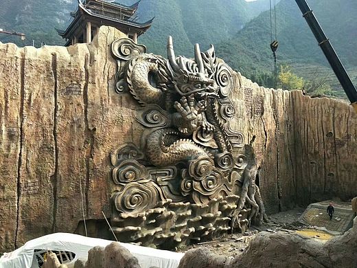 [欣赏]:水泥浮雕制作(图)