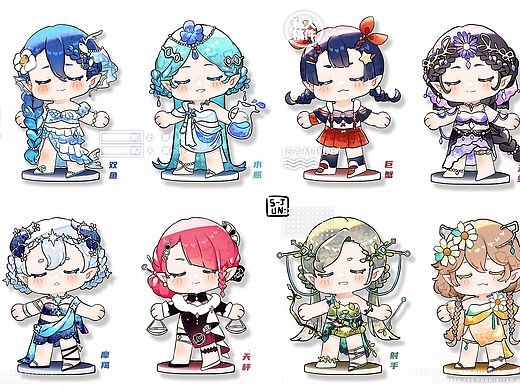 12星座拟人！