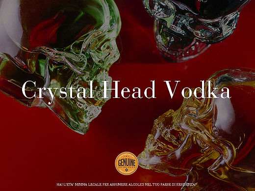 Crystal Head Vodka 水晶头伏特加平面拍摄/Desgined by 武减武