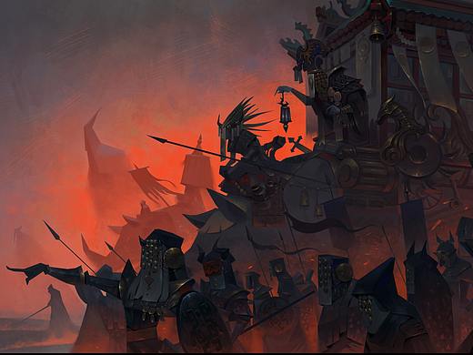 个人原创插画|出征