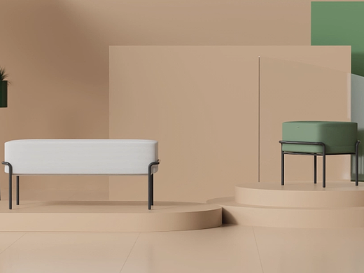 C4D建模渲染动画-小凳子
