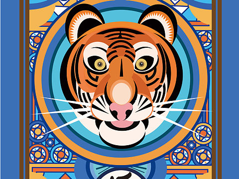 虎生肖（個(gè)人主頁-ZNTI1NjU0OTI=） - 其他平面 - 站酷設(shè)計(jì)師王清風(fēng)原創(chuàng)素材 - 站酷ZCOOL