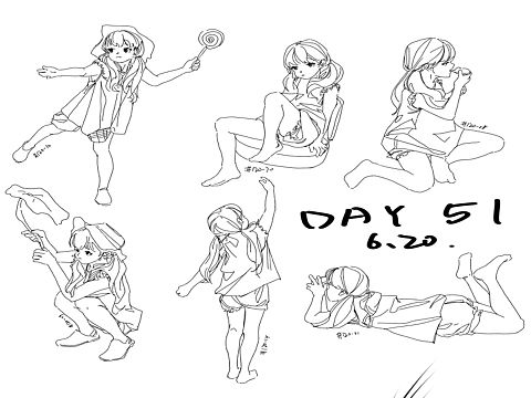 #速写60天挑战赛# day51@速写班长