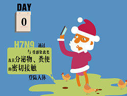 H7N9禽流感小贴士GIF信息图