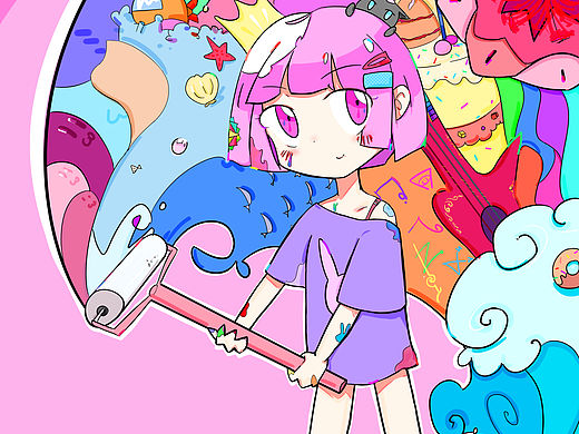 涂鸦可爱风格尝试