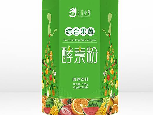 酵素粉＋胶原蛋白粉＋酵素原液包装