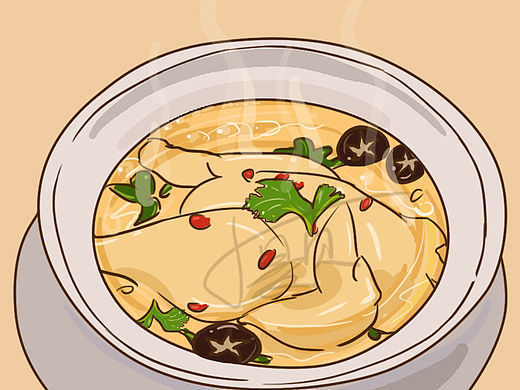 教你做雞湯，簡單?。▊€人主頁-ZMTU3ODczODQ=） - 單幅漫畫 - 站酷設計師叮當貓123456原創(chuàng)素材 - 站酷ZCOOL