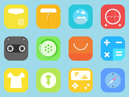 【學習作品 】一套簡單的剪影圖標（個人主頁-ZMTU4NDgzNjg=） - 圖標 - 站酷設計師Fansen凡森原創(chuàng)素材 - 站酷ZCOOL