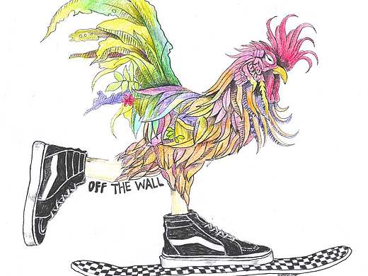 【W(wǎng)先生】vans廣告插畫(huà)競(jìng)賽作品（個(gè)人主頁(yè)-ZMTYyNjc5ODQ=） - 商業(yè)插畫(huà) - 站酷設(shè)計(jì)師W先生設(shè)計(jì)原創(chuàng)素材 - 站酷ZCOOL